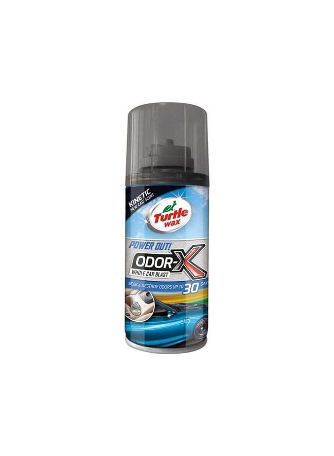 Turtle Wax Turtle Wax 100ml, Power Out! Odor-X Whole Car Blast, Longlasting Odour Remover & Air Freshener & Ac Cleaner, Kinet